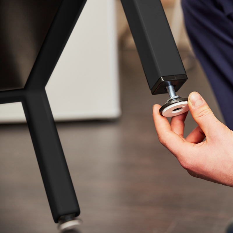 WassiStand Wasmachine Verhoger met Grip – Wasmachine Kast en Ombouw – Verhoging voor Wasmachine, Vaatwasser, Koelkast, Vriezer en Droger – Witgoed Verhoger - Met 6 Dempers – Poedercoating– Maximaal 750 kg – 122x61x34cm