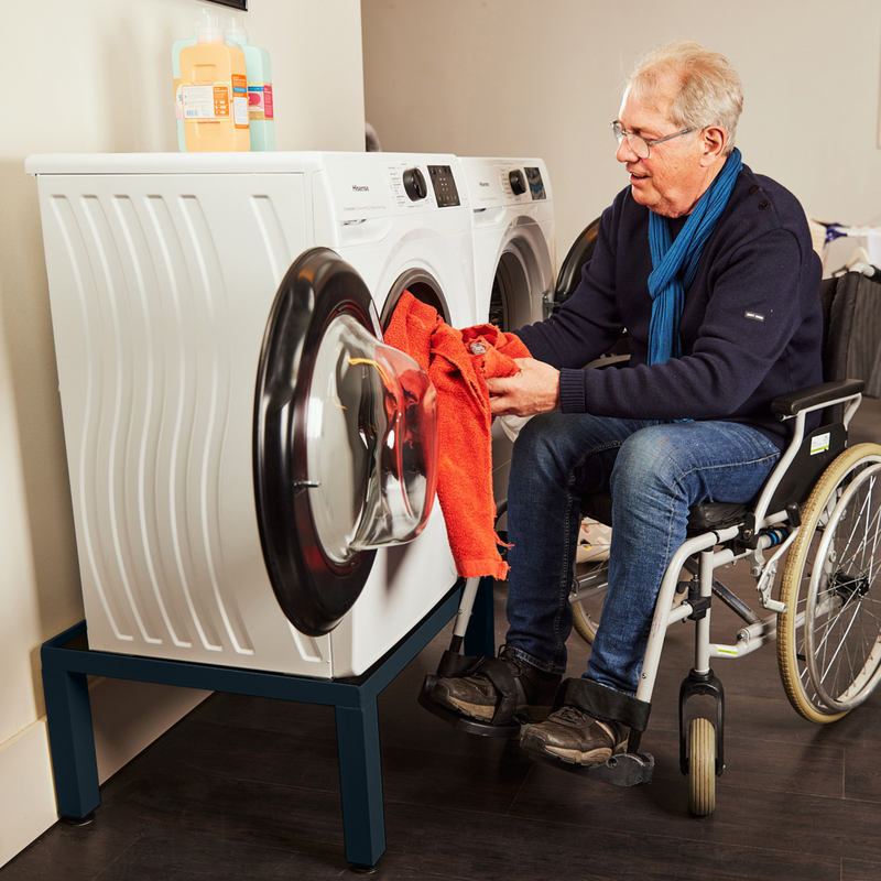 Wasmachine verhoger - Dubbel - Grijs - XL