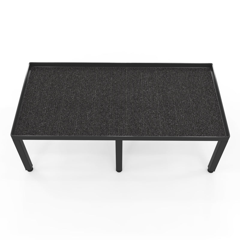 WassiStand Wasmachine Verhoger met Grip – Wasmachine Kast en Ombouw – Verhoging voor Wasmachine, Vaatwasser, Koelkast, Vriezer en Droger – Witgoed Verhoger - Met 6 Dempers – Poedercoating– Maximaal 750 kg – 122x61x34cm